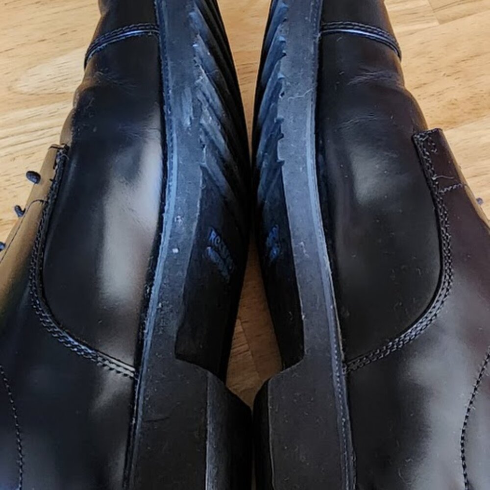 Rockport Hydro-Shield Mens Waterproof Black Dress Shoes With Walkability Sz 10.5 - Picture 7 of 10